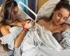Emily Andre shares sweet snap breastfeeding her baby daughter in hospital as ... trends now