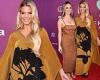 AnnaLynne McCord wows in an orange cape dress as she attends the One Humanity ... trends now