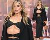 Arabella Chi puts on a VERY busty display in daring black cut out dress as she ... trends now