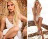 Jessica Simpson, 43, looks ready for the hot months as she poses in ivory ... trends now
