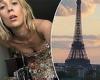 Jade Yarbrough dons a slinky $3,000 gown as she admires Paris from the balcony ... trends now