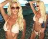 Emma Hernan of Selling Sunset fame poses in a string bikini as she says she ... trends now