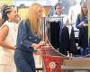 Gwyneth Paltrow pushes a shopping cart in heels as she joins forces with Tracee ... trends now