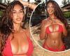 Love Island's Sophie Piper shows off her incredible physique in a ruby red ... trends now