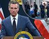 Incredible moment Gavin Newsom is called out for dodging questions after ... trends now