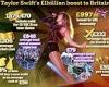 Taylor Swift's £1billion boost to Britain: Swifties will each spend an average ... trends now
