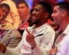 sport news Cristiano Ronaldo and Anthony Joshua share a laugh at ringside as they sit next ... trends now