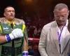 sport news Hollywood star and Ukraine supporter Liev Schreiber walks Oleksandr Usyk out to ... trends now