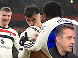 Gary Neville lauds Man United's 2-2 draw at Liverpool as their 'best performance' under Ruben Amorim 'by a MILE'... as Sky Sports pundit singles out three Red Devils stars for praise