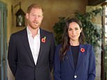 Harry and Meghan have 'turned back the clock' with 'an homage to their Royal days', body language expert says - as Meghan looks 'less assertive' in new anti-violence video