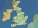 Weather map reveals where temperatures are set to reach 12C as cold snap begins to ease