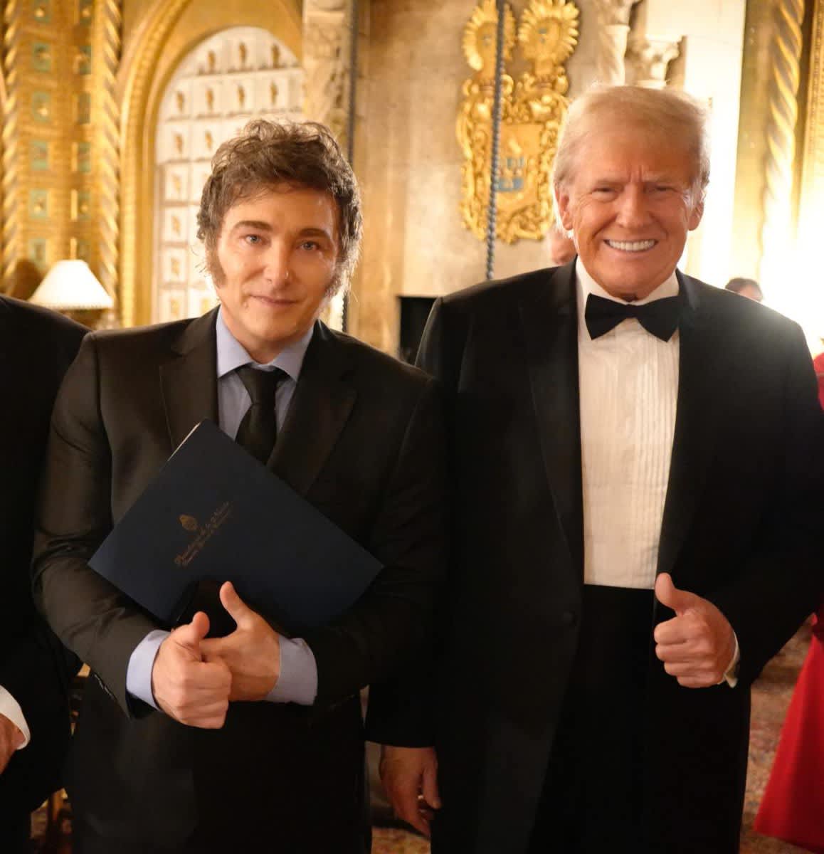 Argentina's Milei is a VIP at Mar-a-Lago as Trump, Musk embrace his attacks on government spending