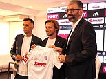 Ivan Rakitic receives hero's welcome as the former Barcelona star joins Hajduk Split so he can 'give something back to Croatia' after terminating his deal with Saudi side Al-Shabab