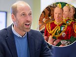 Royal fans joke Prince William has been 'done dirty' by £40 Christmas decoration that showcases his bald spot and receding hairline