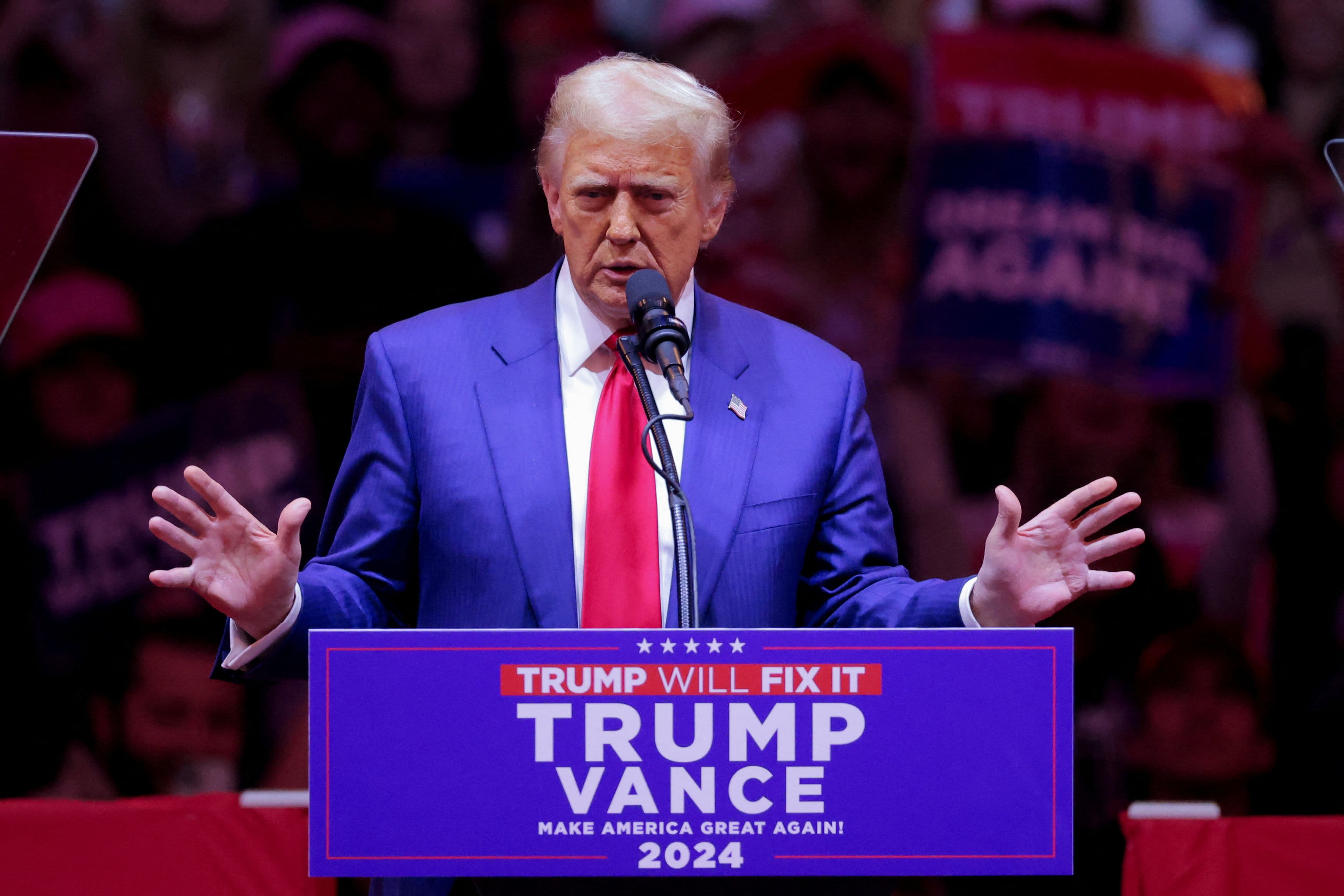 Trump headlines Madison Square Garden rally after vulgar, racist remarks from allies